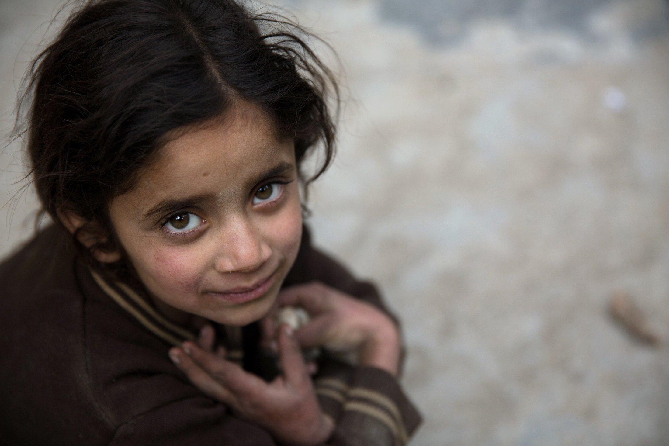 A thoughtful little face. â€” Himachal Pradesh Â· Nov 2015