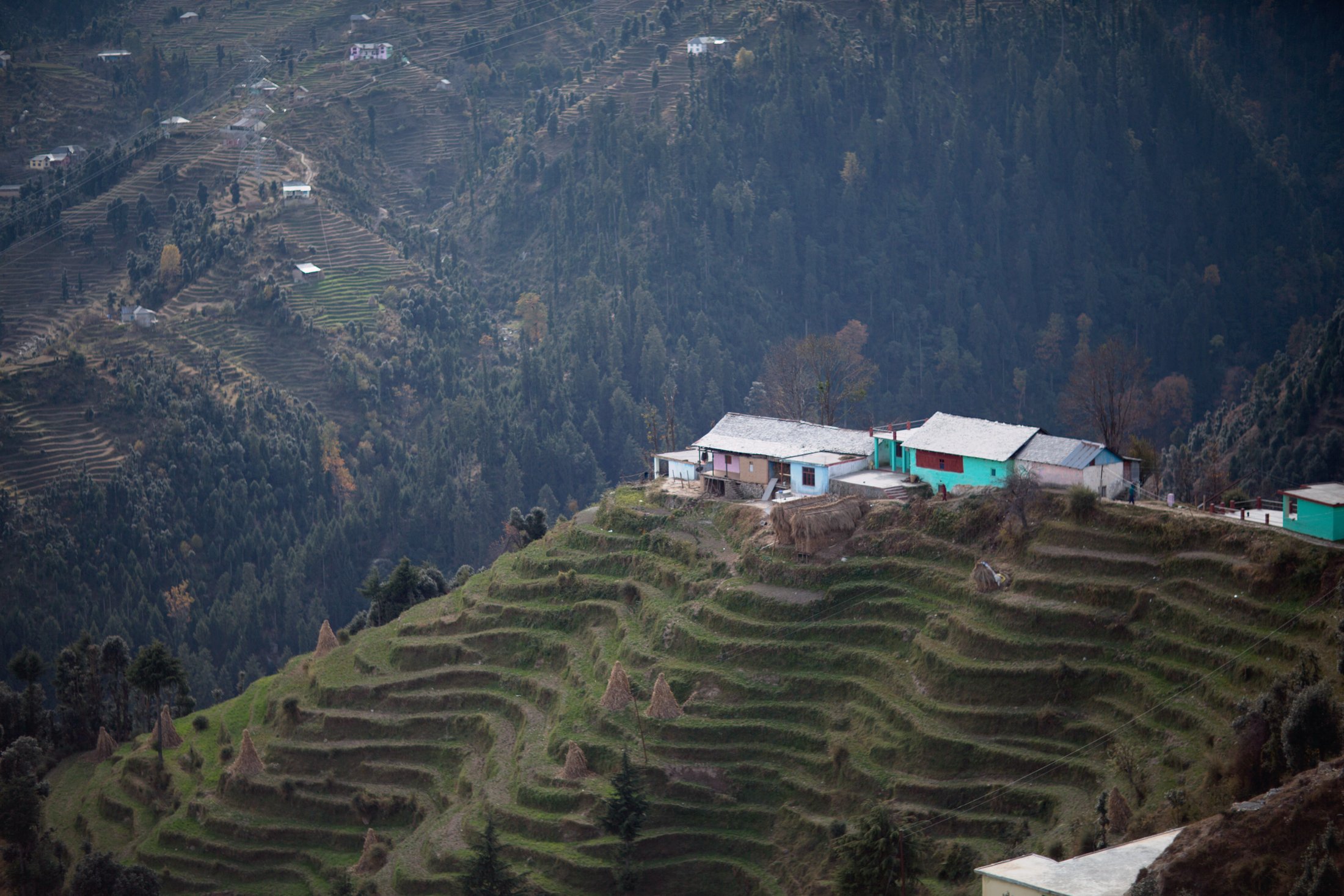 A village on the terraces. â€” Himachal Pradesh Â· Nov 2015