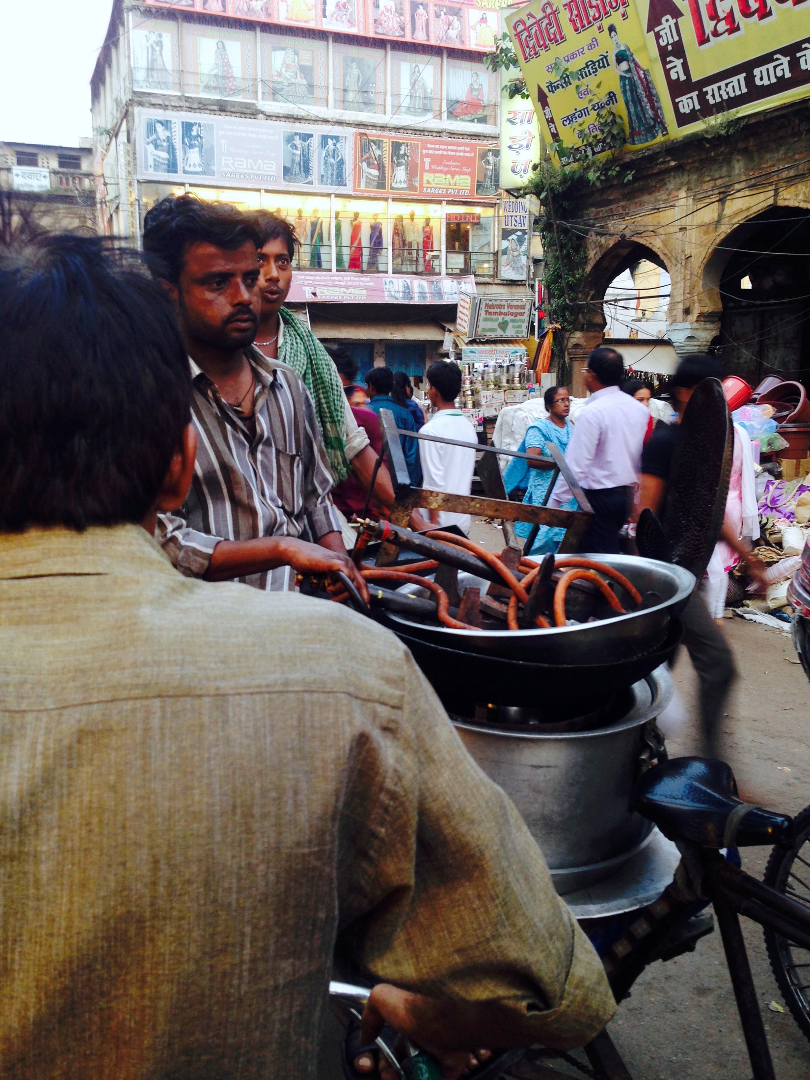 Street food at dusk. â€” Lucknow, Uttar Pradesh