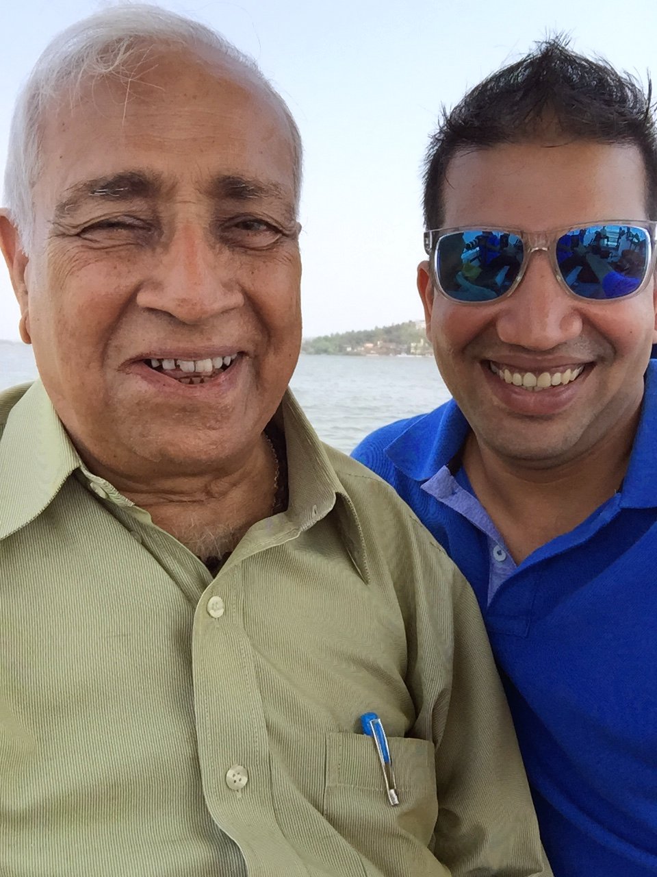With the man who planted the mangroves. â€” Panaji, Goa Â· Apr 2016